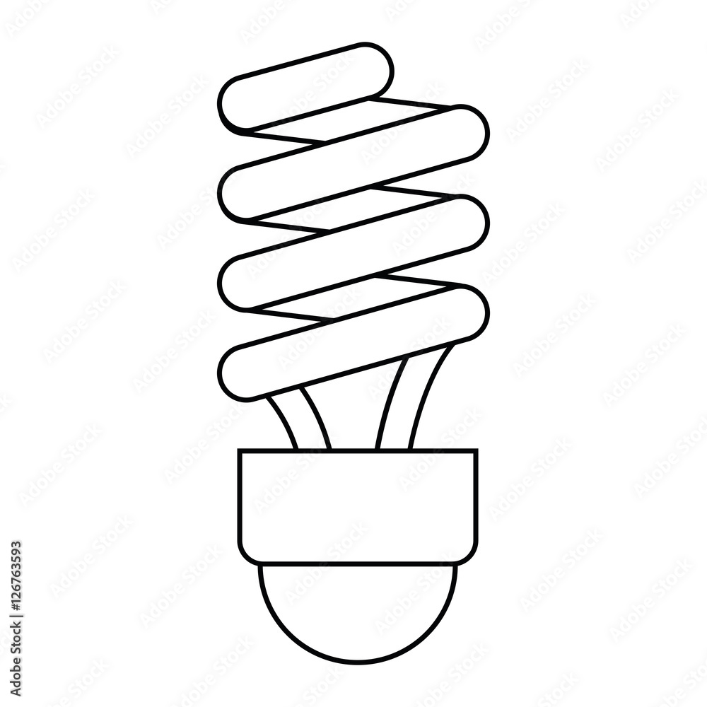 eco light bulb icon. Ecology renewable conservation and saving theme. Isolated design. Vector illustration eco light bulb icon. Ecology renewable conservation and saving theme. Isolated design. Vector illustration