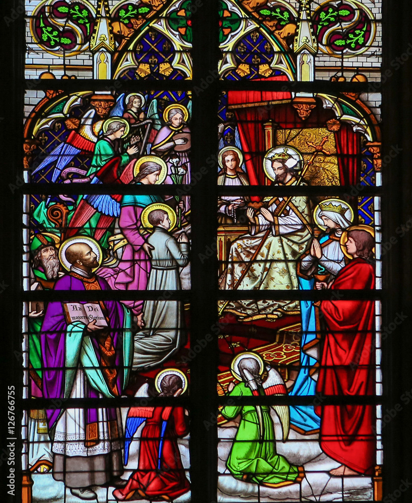 Stained Glass - Jesus in Paradise
