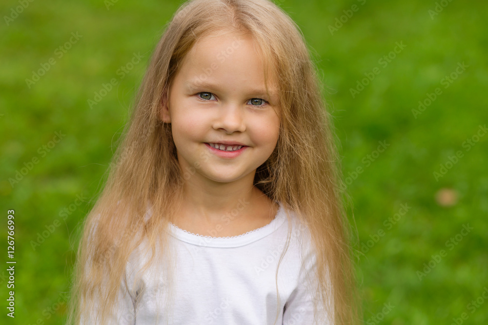 Portrait of a beautiful little girl Portrait of a beautiful little girl