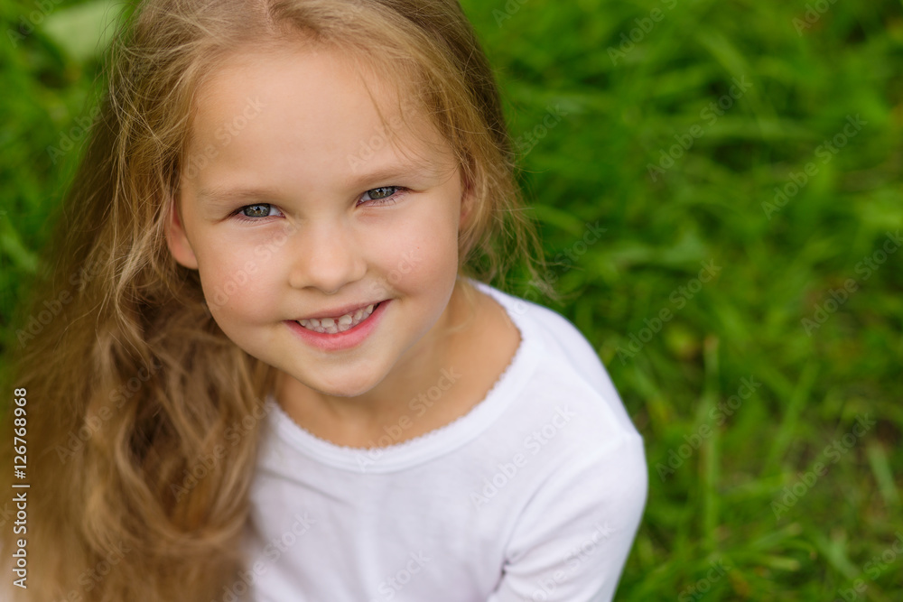 Portrait of a beautiful little girl Portrait of a beautiful little girl