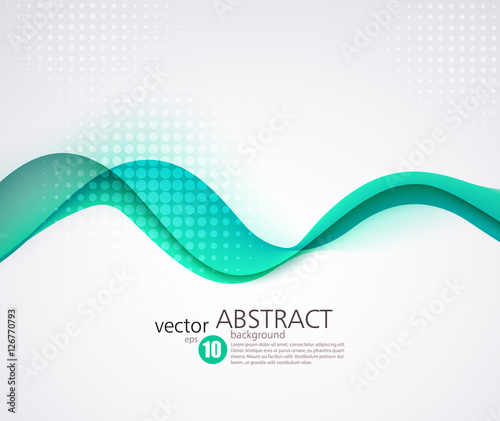 Abstract smooth wave motion illustration