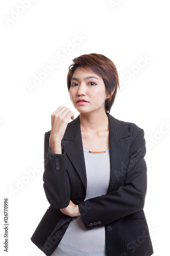 Beautiful young Asian business woman.