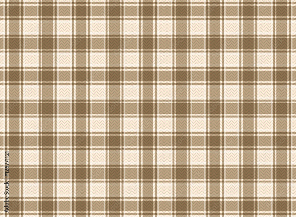 Obraz premium tartan plaid brown vector