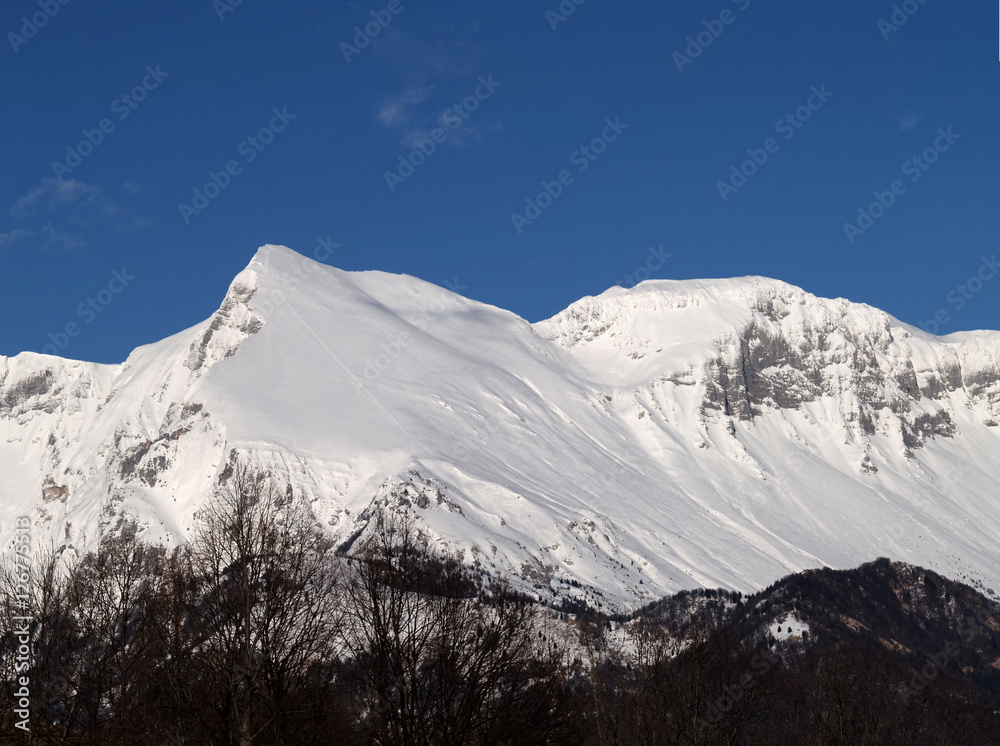 Snow covered Mnt. Krn, Slovenia Snow covered Mnt. Krn, Slovenia