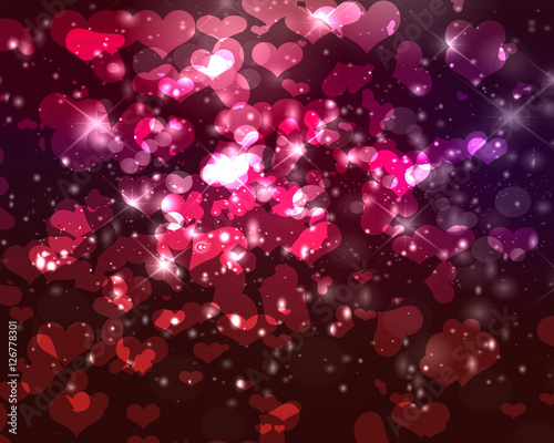 Heart abstract background