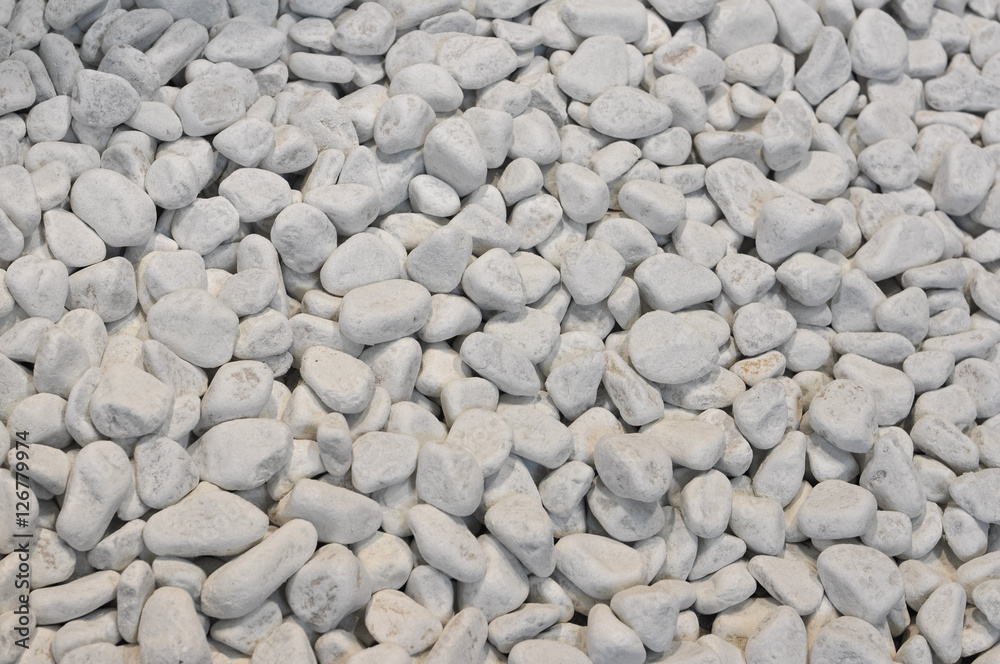 White gravel texture background White gravel texture background