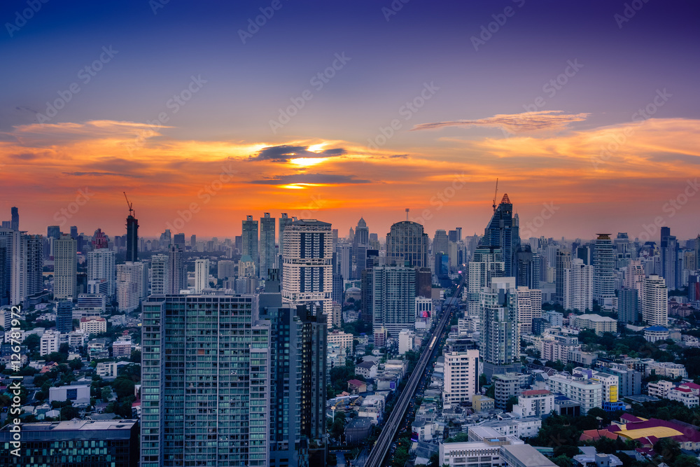 Bangkok Sonnenuntergang