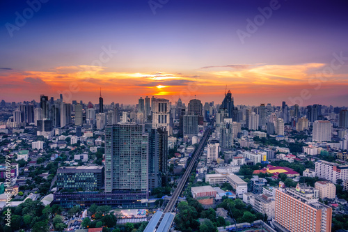 Bangkok Sonnenuntergang