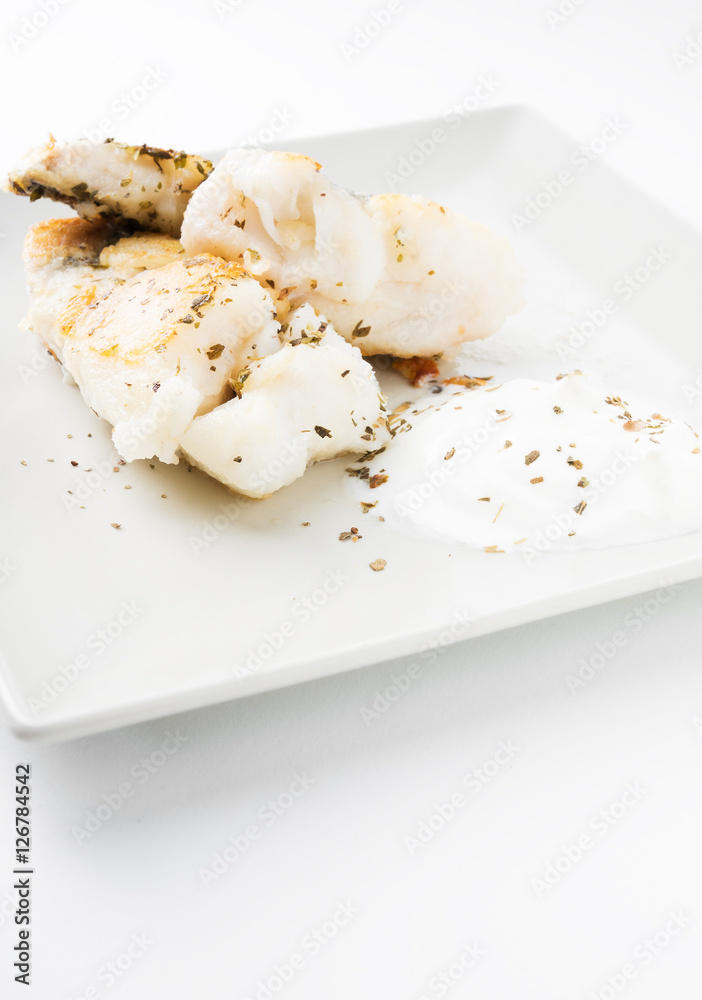 fresh fish pieces