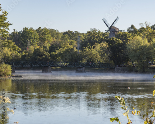 Canvas Print windmill in Batavia Illinois