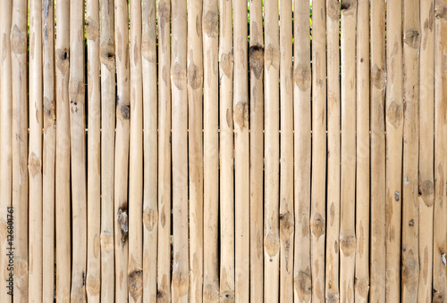 Fototapeta Naklejka Na Ścianę i Meble -  Dry bamboo fence background
