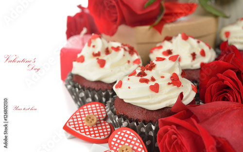 Sweet romantic cupcakes for Valentine s Day
