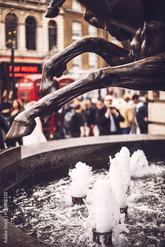 Fountain near Piccadilly Circus photo