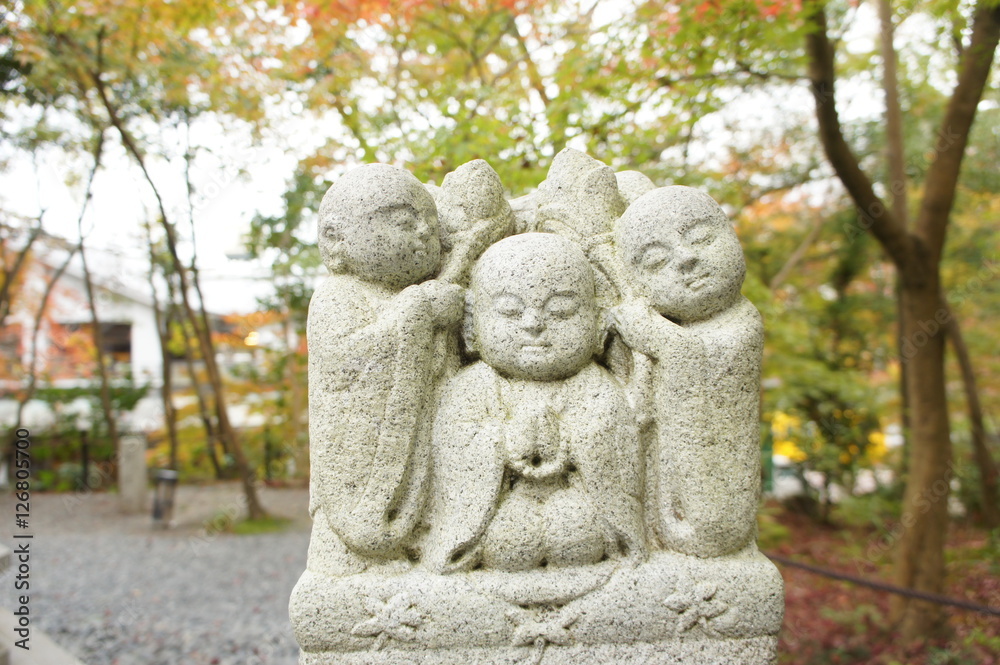 京都の秋　永観堂のやすらぎ観音