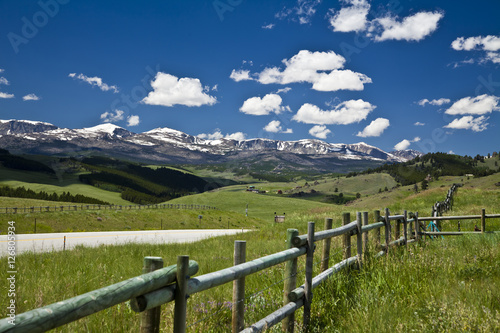Mountain Fence and Road