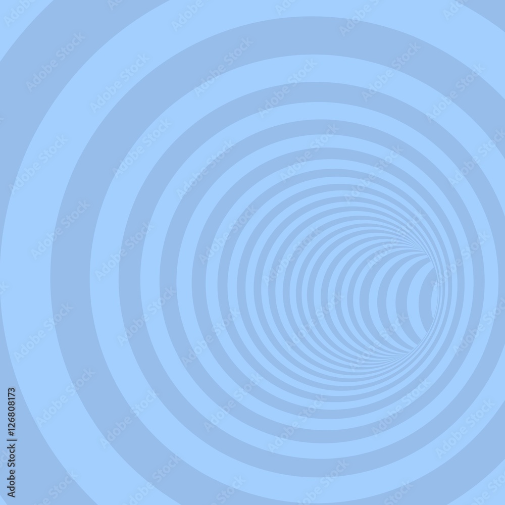 Blue Circle Striped Abstract Tunnel Blue Circle Striped Abstract Tunnel