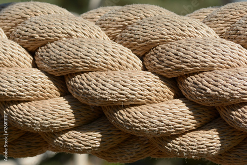 Rope wound together to make stronger rope