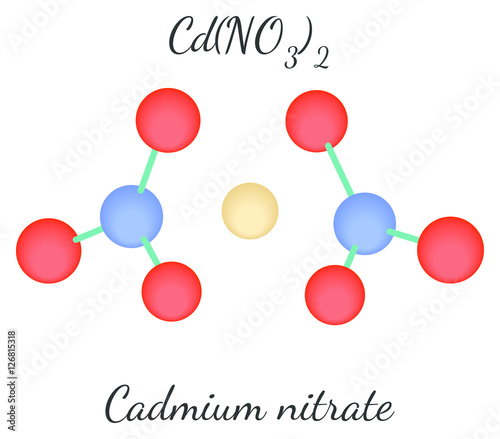 Cadmium nitrate CdN2O6 molecule