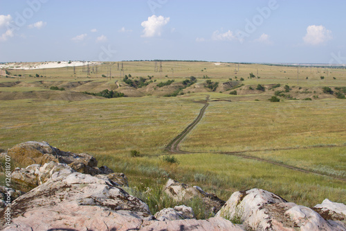 Nature Monument -Kamyshinskye Mountain Ears. photo