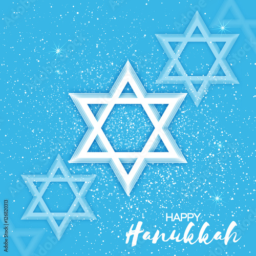 Origami Star of David. Happy Hanukkah.