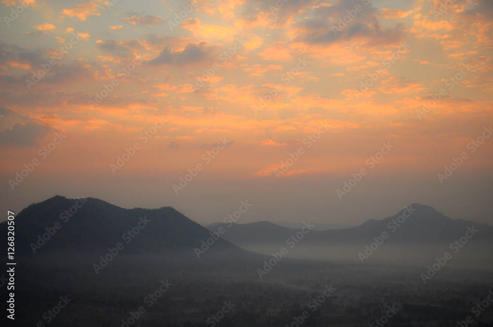 Sunrise at Phu-Tok