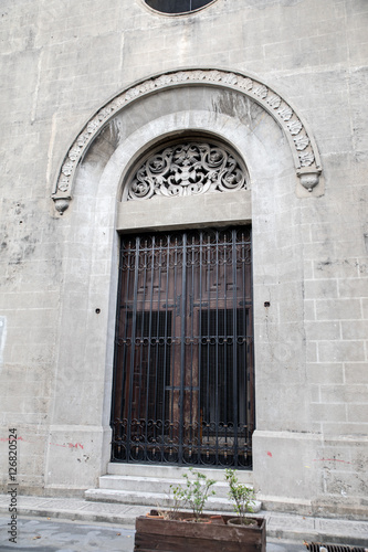 Door of manila metropolitan cathedral-basilica, intramuros philippines © yooranpark
