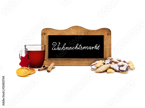 Holzschild Weihnachtsmarkt