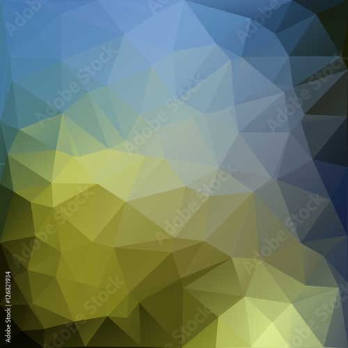 Poligonal vector illustration of colored abstract background.