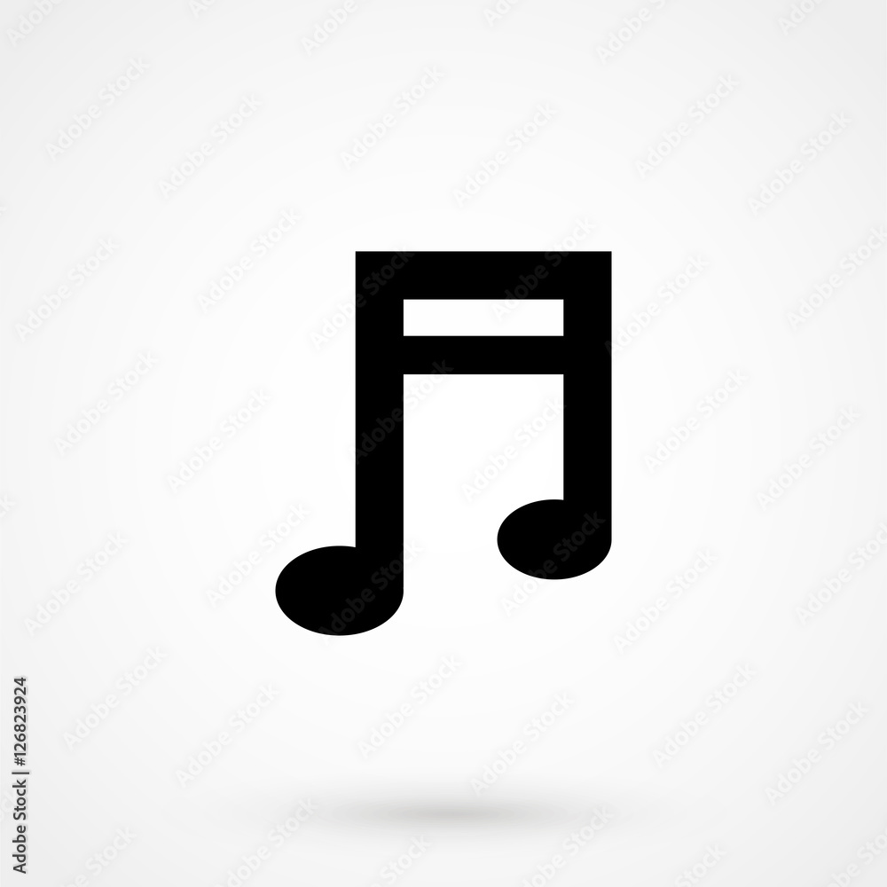 Music note Icon Vector. Music note Icon Vector.