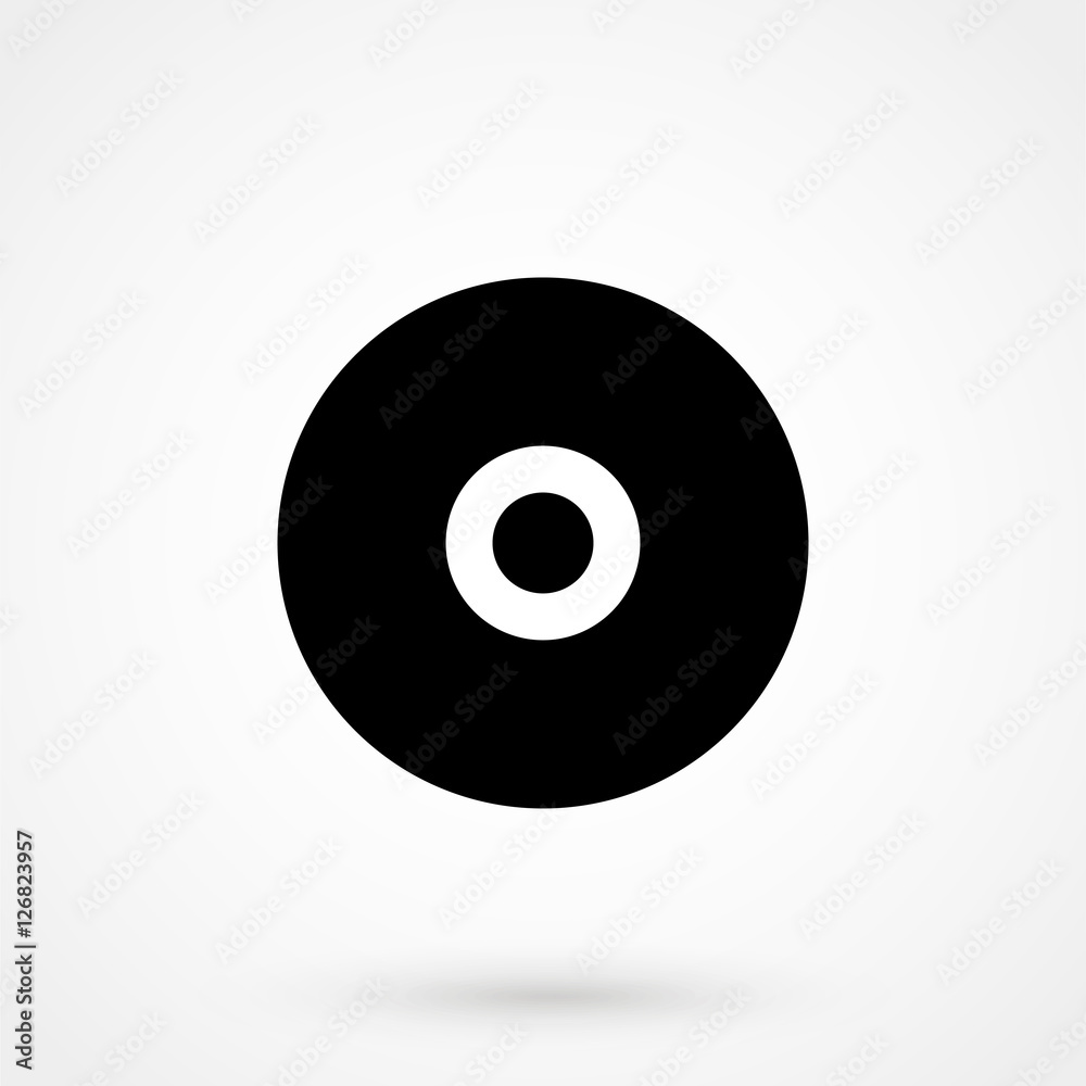 Vinyl record icon