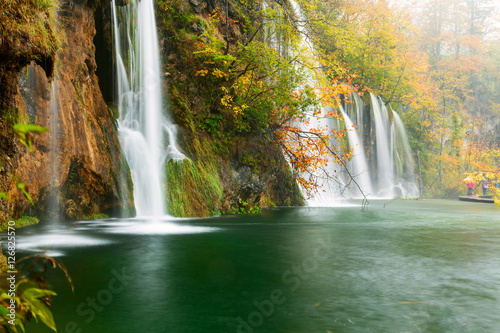 Autum colors and waterfalls of Plitvice National Park