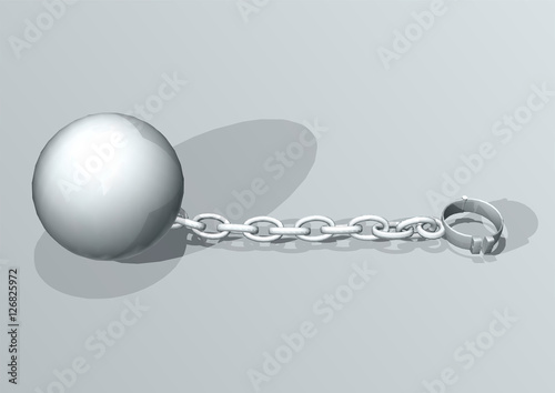 Convict ball and chain