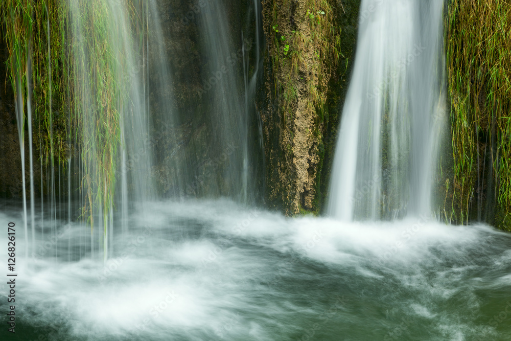 Autum colors and waterfalls of Plitvice National Park Autum colors and waterfalls of Plitvice National Park