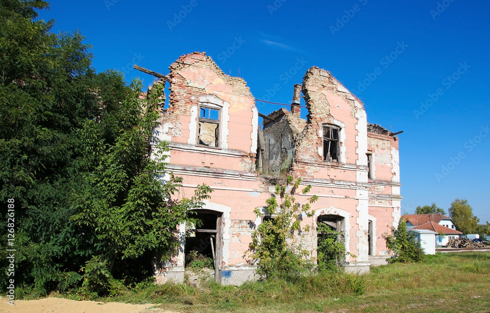 Abandoned house in Slavonia, Croatia.