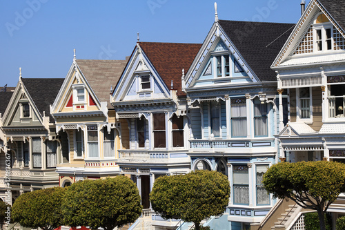 "Painted Ladies" near Alamo Square, San Francisco, California