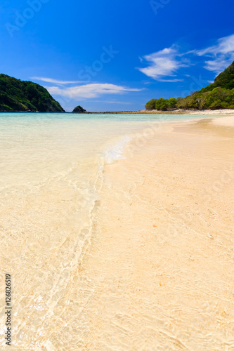 Seascape of Koh Rok island  Krabi  Thailand.