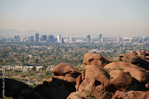 Phoenix skyline: view from Camelback Mountain