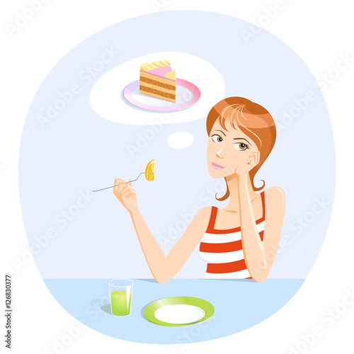 dieting girl