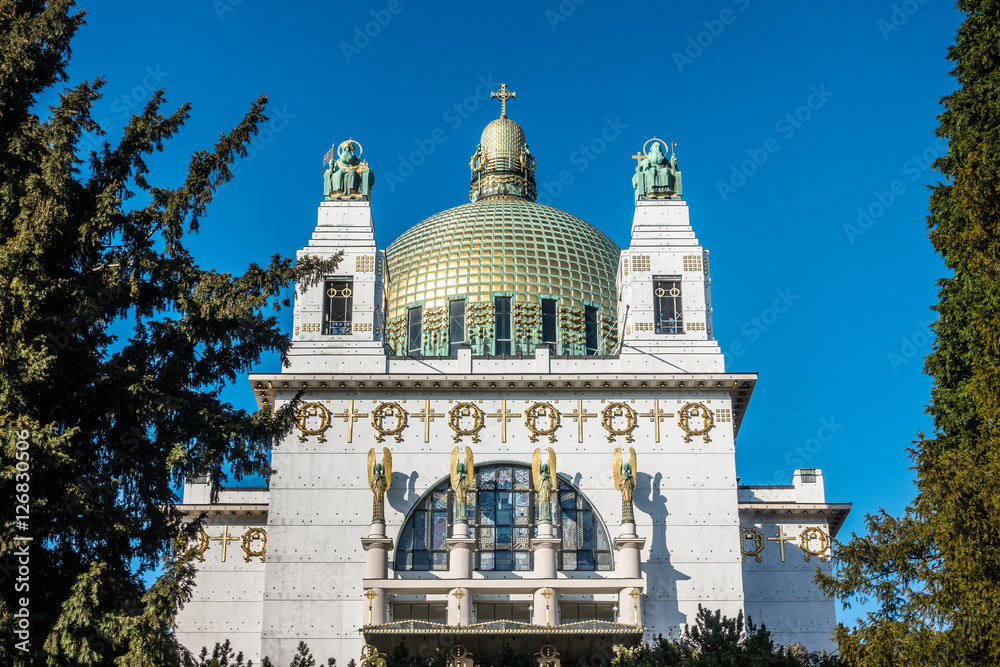 Obraz premium Otto Wagner Kirche am Steinhof