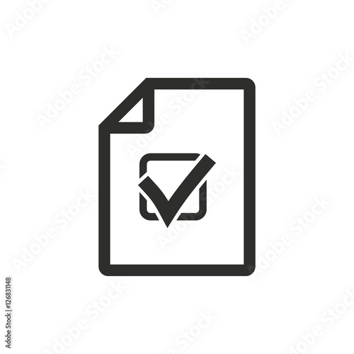 Clipboard - vector icon.