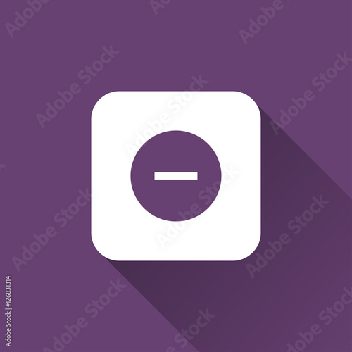 no entry icon. flat style
