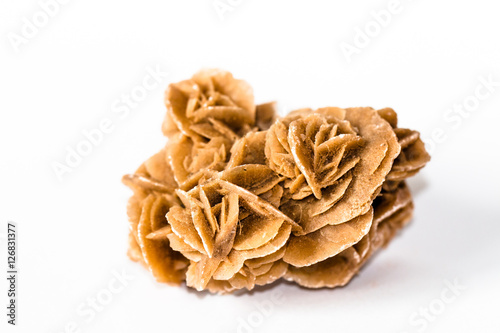Desert rose, natural stone made from sand
