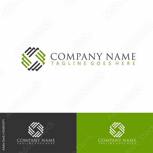 abstract business inspiration logo
