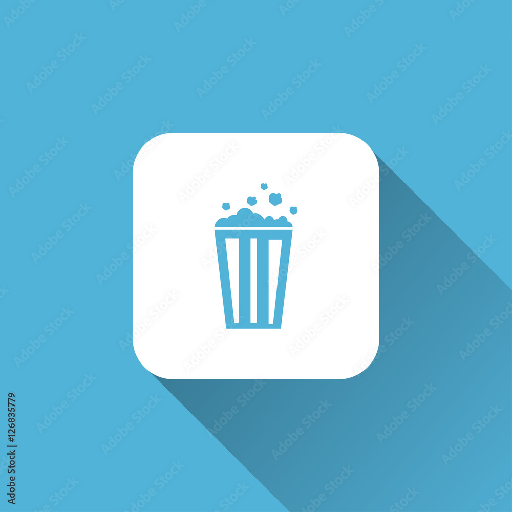 trashcan icon. flat style trashcan icon. flat style