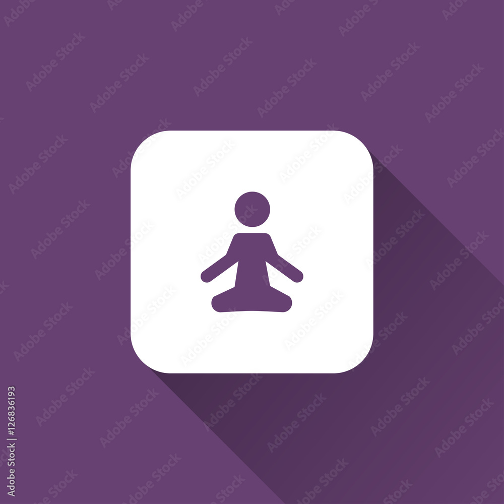 yoga icon. flat style yoga icon. flat style