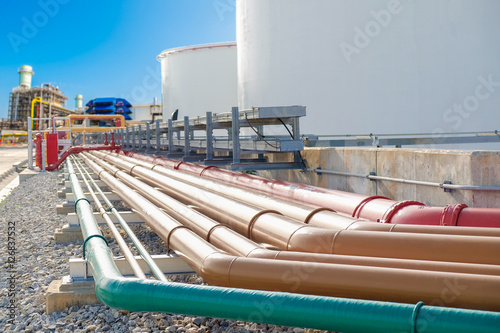 Selective focus of fuel oil piping, fire protection piping and service water piping in power plant