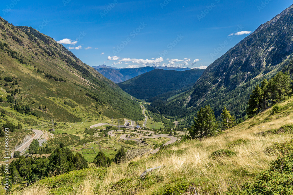 Naklejka premium The Gerdar Valley (Catalonia, Spain)