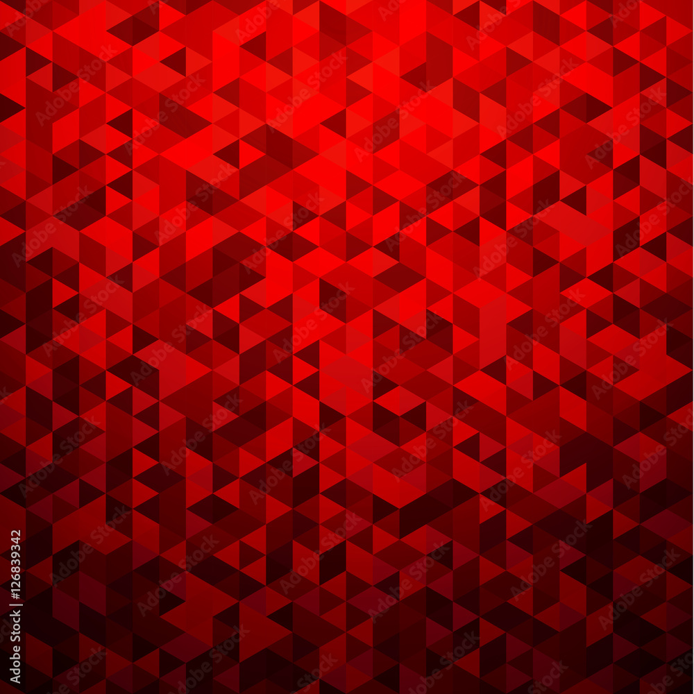 abstract background out of triangles with shades of red abstract background out of triangles with shades of red