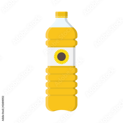Bottle of vegetable oil