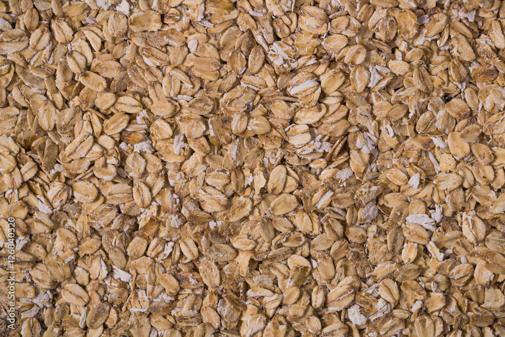 Oats - Rolled Oats - Oatmeal - Background Oats - Rolled Oats - Oatmeal - Background